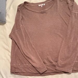 Sunday Best Dusty Rose Long Sleeve Sweatshirt